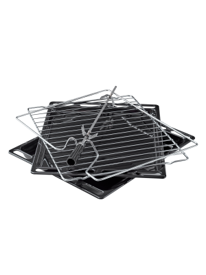 Электрический духовой шкаф Exiteq EXO-110 Black комплектация