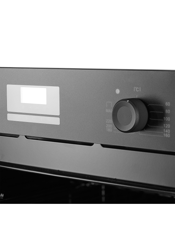 Электрический духовой шкаф Exiteq EXO-112 Black вблизи