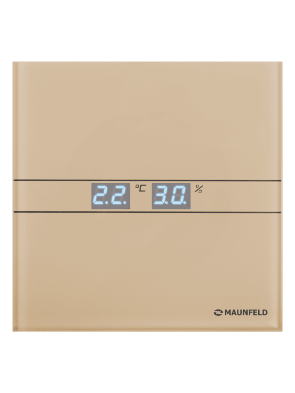 Вытяжной вентилятор Maunfeld MFE10THGBG спереди