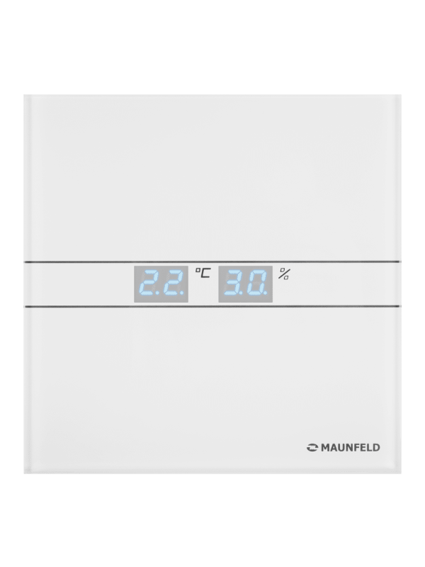 Вытяжной вентилятор Maunfeld MFE10THGW спереди
