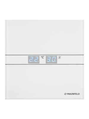 Вытяжной вентилятор Maunfeld MFE10THGW спереди