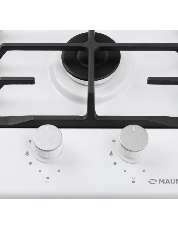 Газовая варочная панель Maunfeld EGHE.32.6CW/G White вблизи