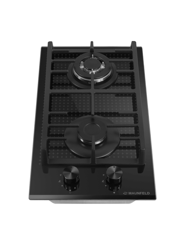 Газовая варочная панель Maunfeld EGHG.32.73CB2/G Black спереди