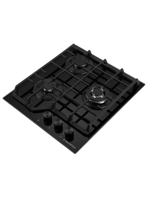 Газовая варочная панель Maunfeld EGHG.43.73CB2/G Black сбоку