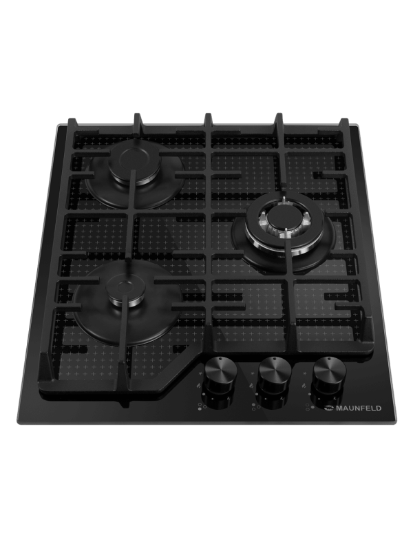 Газовая варочная панель Maunfeld EGHG.43.73CB2/G Black спереди