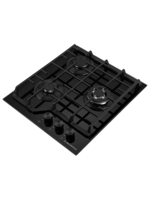 Газовая варочная панель Maunfeld EGHG.43.73CB2/G Black сбоку