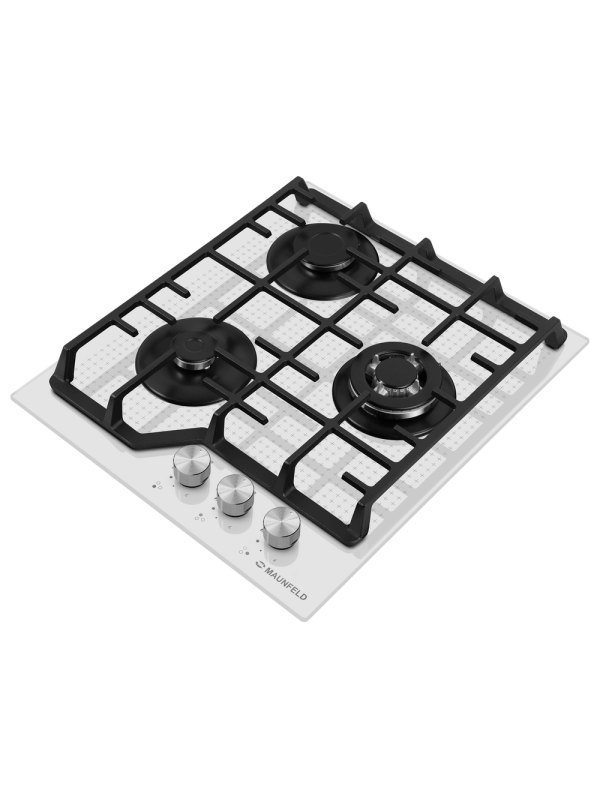Газовая варочная панель Maunfeld EGHG.43.73CW/G White сбоку