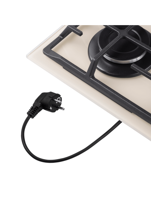 Газовая варочная панель Maunfeld EGHG.64.63CBG.R/G Beige со шнуром