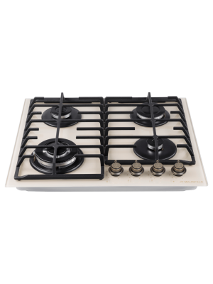 Газовая варочная панель Maunfeld EGHG.64.63CBG.R/G Beige спереди