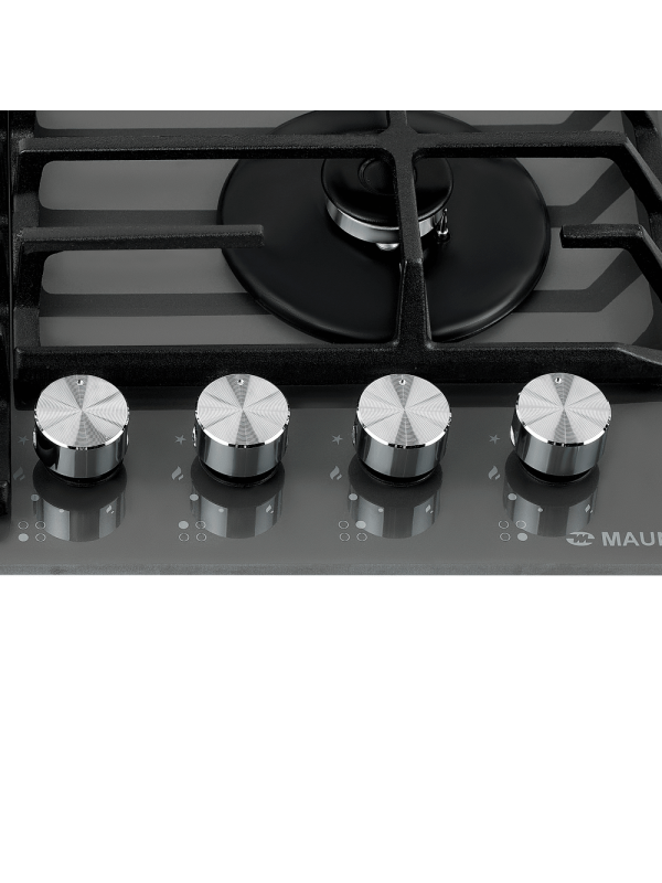Газовая варочная панель Maunfeld EGHG.64.63CLGR/G Grey вблизи