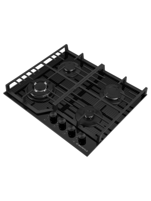 Газовая варочная панель Maunfeld EGHG.64.73CB2/G Black сбоку