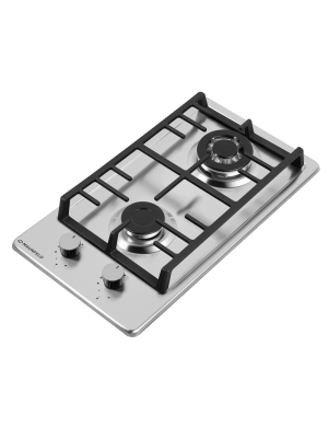 Газовая варочная панель Maunfeld EGHS.32.73CS/G Inox сбоку