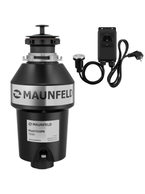 Измельчитель пищевых отходов Maunfeld MWD7502PB с пневмокнопкой