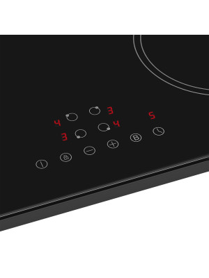 Индукционная варочная панель HOMSair HI64ABK Black вблизи