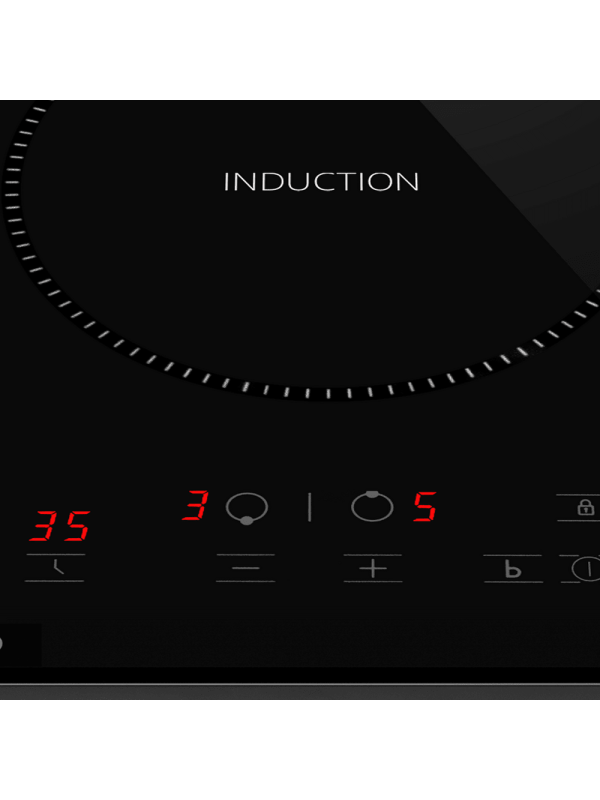 Индукционная варочная панель Maunfeld AVI3021BK Black вблизи