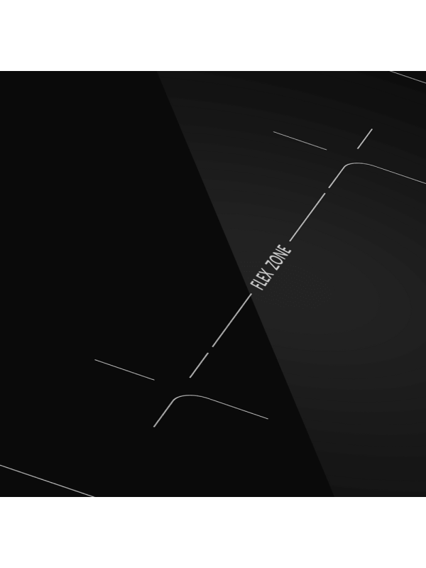 Индукционная варочная панель Maunfeld AVI3028SFBK Black вблизи