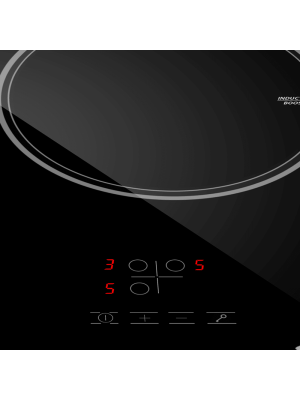 Индукционная варочная панель Maunfeld AVI4532BK Black вблизи