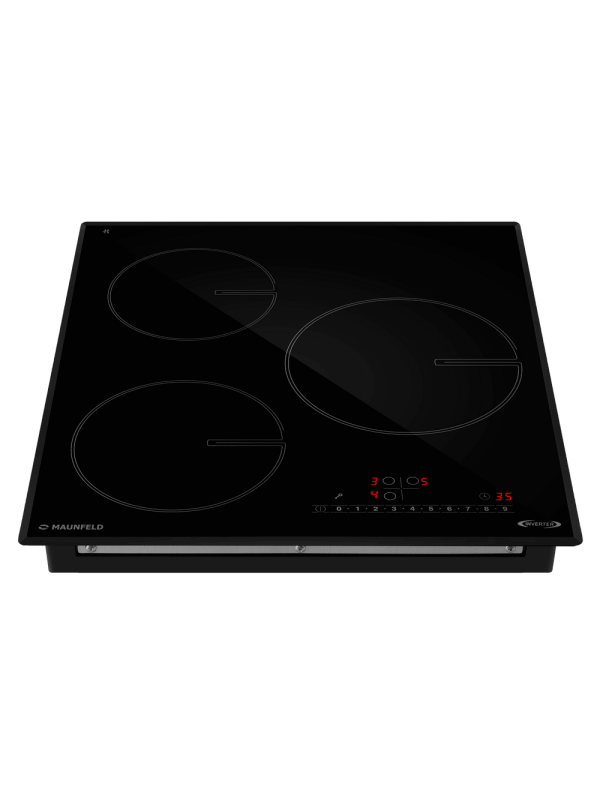 Индукционная варочная панель Maunfeld AVI4534SSBK Black спереди