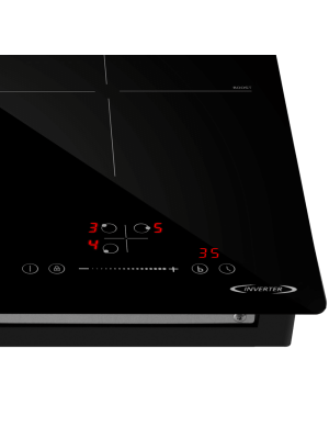 Индукционная варочная панель Maunfeld AVI4535SBK Black вблизи