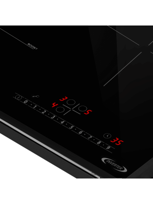 Индукционная варочная панель Maunfeld AVI4536SBK Black вблизи