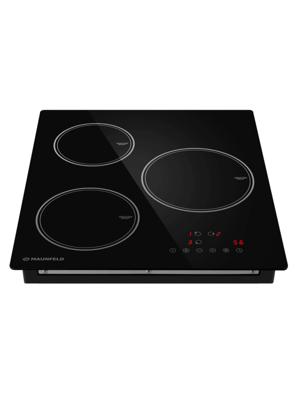 Индукционная варочная панель Maunfeld AVI453BK Black спереди