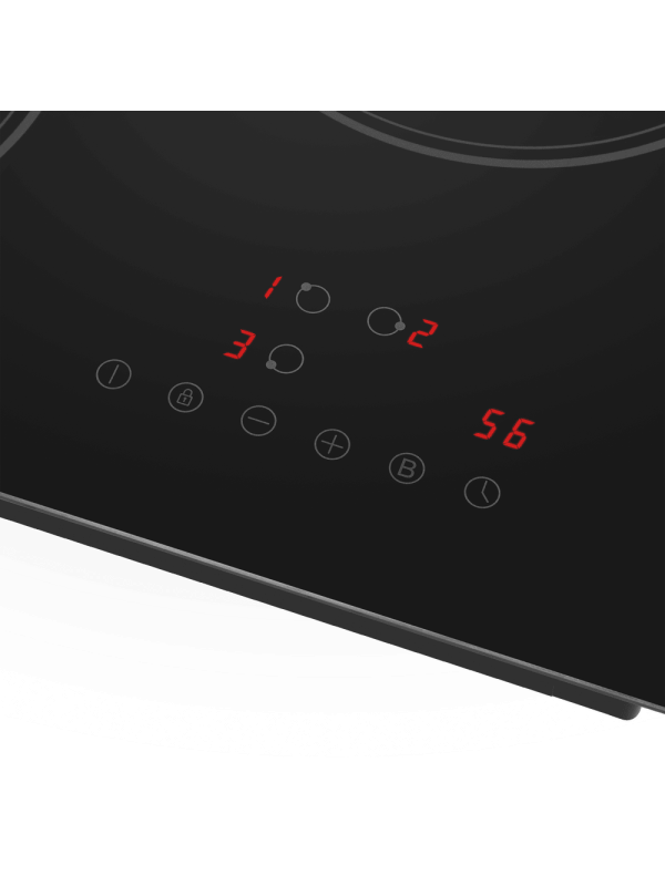 Индукционная варочная панель Maunfeld AVI453BK Black вблизи