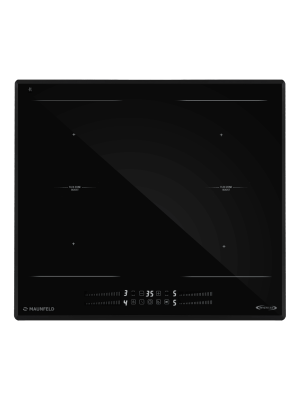 Индукционная варочная панель Maunfeld AVI6044SSFBK Black