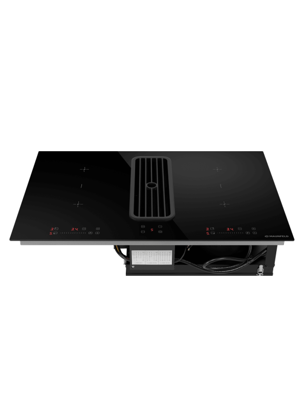 Индукционная варочная панель Maunfeld AVSI804SBH Black спереди