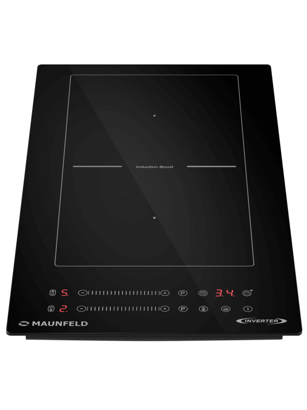 Индукционная варочная панель Maunfeld CVI292S2BBK Inverter Black спереди