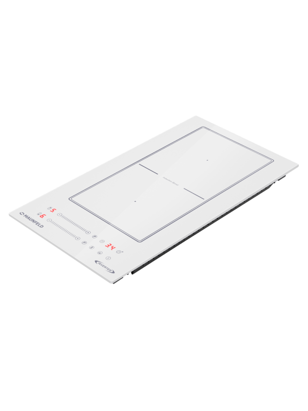 Индукционная варочная панель Maunfeld CVI292S2BBK Inverter White сбоку
