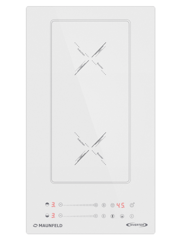 Индукционная варочная панель Maunfeld CVI292S2BWHA Inverter White