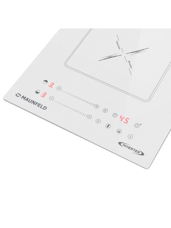 Индукционная варочная панель Maunfeld CVI292S2BWHA Inverter White вблизи