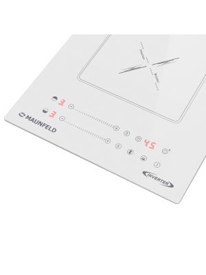 Индукционная варочная панель Maunfeld CVI292S2BWHA Inverter White вблизи