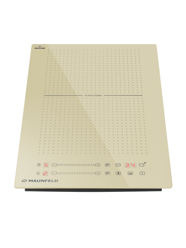 Индукционная варочная панель Maunfeld CVI292S2FBG Beige спереди