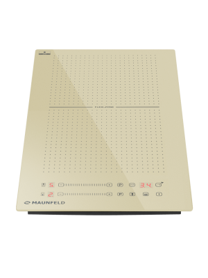 Индукционная варочная панель Maunfeld CVI292S2FBG Beige спереди