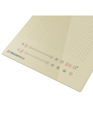 Индукционная варочная панель Maunfeld CVI292S2FBG Beige вблизи