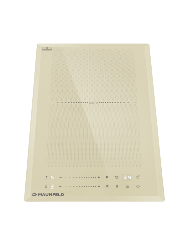 Индукционная варочная панель Maunfeld CVI292S2FBG Lux Beige спереди