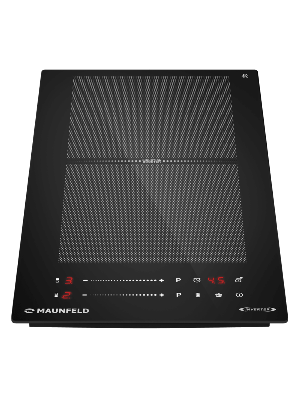 Индукционная варочная панель Maunfeld CVI292S2FBK Inverter Black спереди