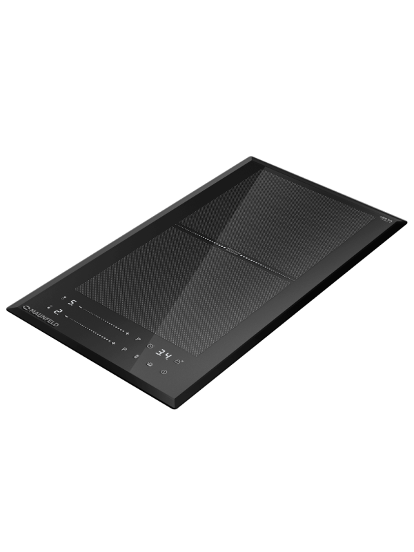 Индукционная варочная панель Maunfeld CVI292S2FBK Lux Black сбоку