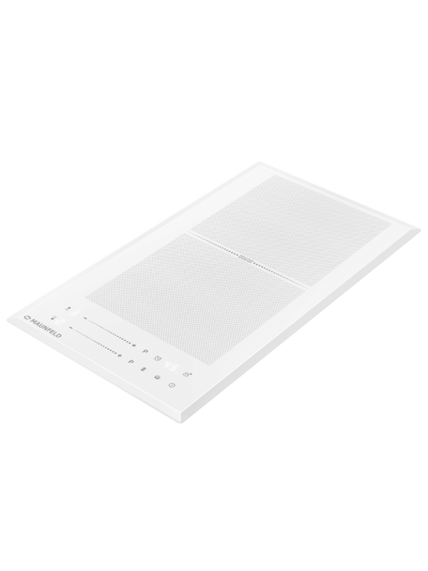 Индукционная варочная панель Maunfeld CVI292S2FWH Lux White сбоку