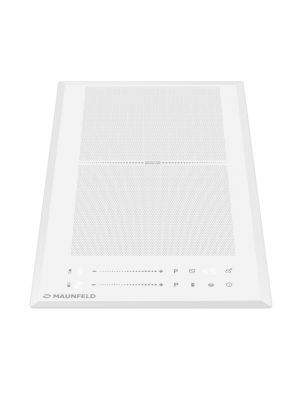 Индукционная варочная панель Maunfeld CVI292S2FWH Lux White спереди
