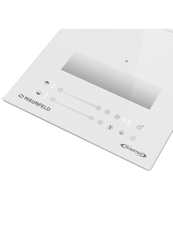 Индукционная варочная панель Maunfeld CVI292S2FWHD Inverter White вблизи