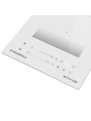 Индукционная варочная панель Maunfeld CVI292S2FWHD Inverter White вблизи