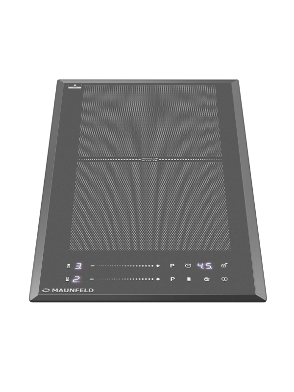 Индукционная варочная панель Maunfeld CVI292S2FDGR Graphite спереди