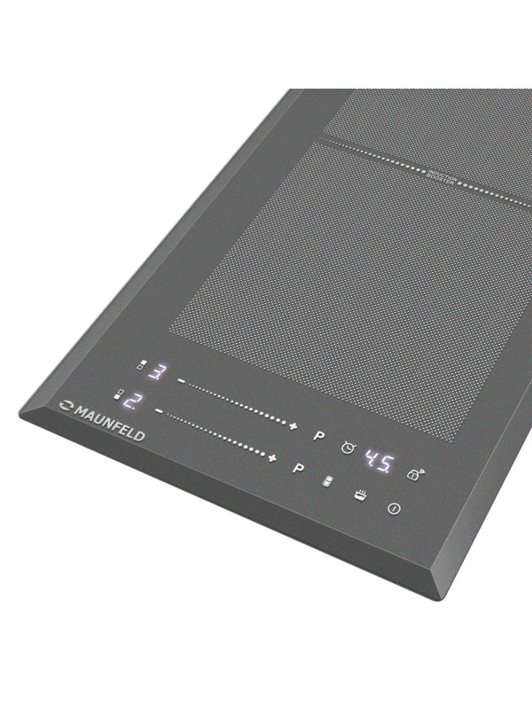 Индукционная варочная панель Maunfeld CVI292S2FDGR Graphite вблизи