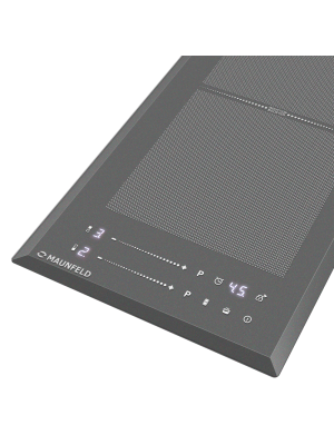 Индукционная варочная панель Maunfeld CVI292S2FDGR Graphite вблизи