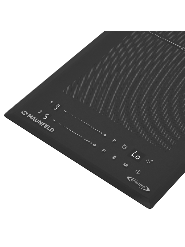 Индукционная варочная панель Maunfeld CVI292S2FDGR Inverter Graphite вблизи
