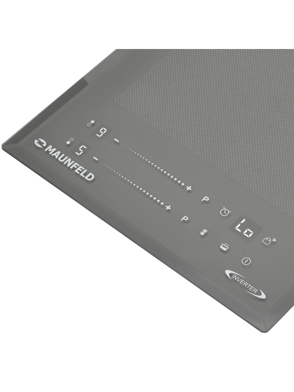 Индукционная варочная панель Maunfeld CVI292S2FLGR Inverter Grey вблизи
