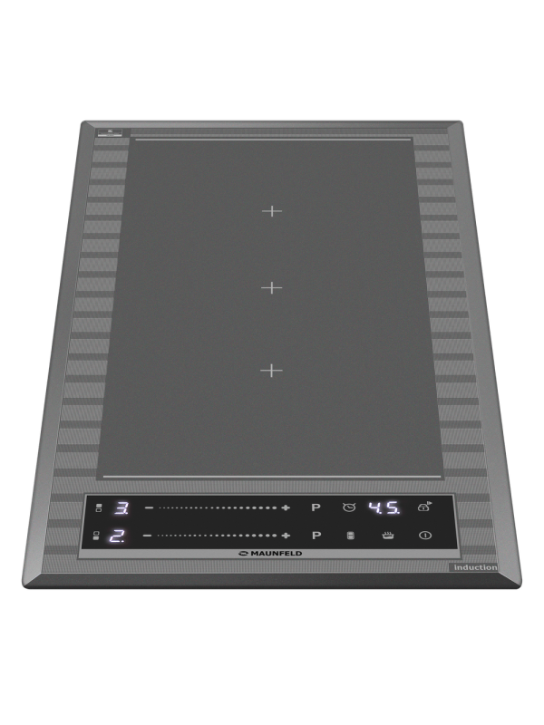 Индукционная варочная панель Maunfeld CVI292S2FMDGR Lux Graphite спереди