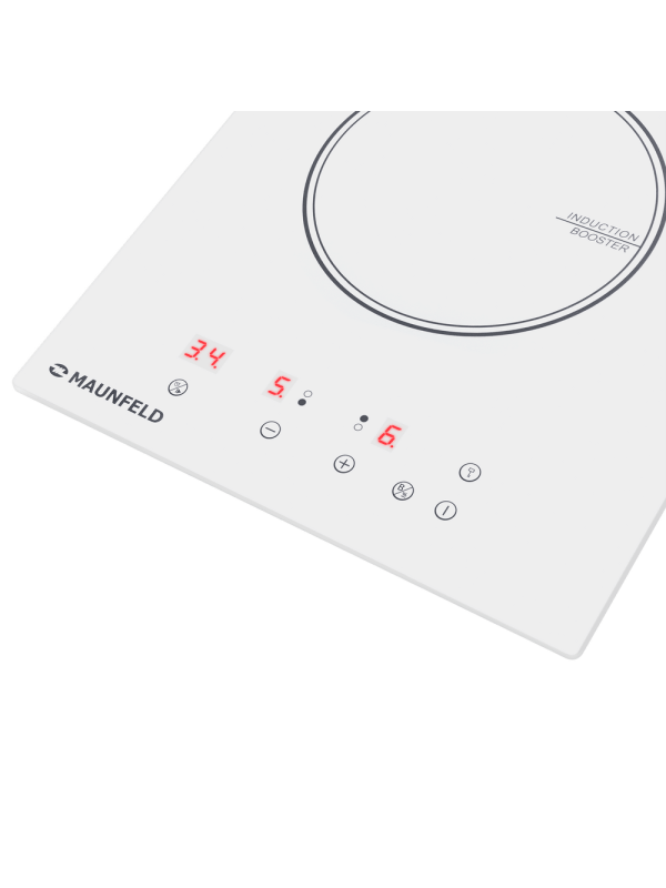 Индукционная варочная панель Maunfeld CVI292WH White вблизи